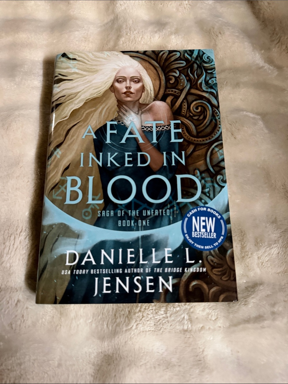 "A Fate Inked in Blood" Decorative Hardcover - Blue Artwork